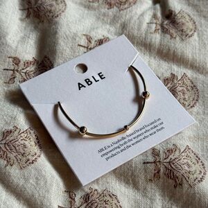 Able Gold-Tone Women's Bracelet